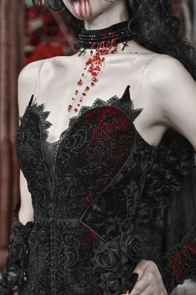 Halloween Gothic Vampire Dress