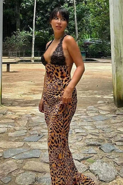 Printed Bodycon Slip Dress