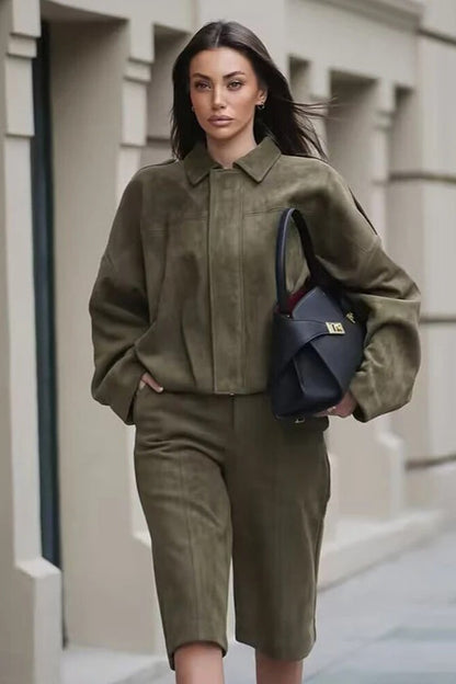 Elegant Bat Sleeve Jacket