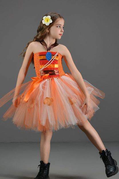 Island Princess Dress Kid Halloween Costume