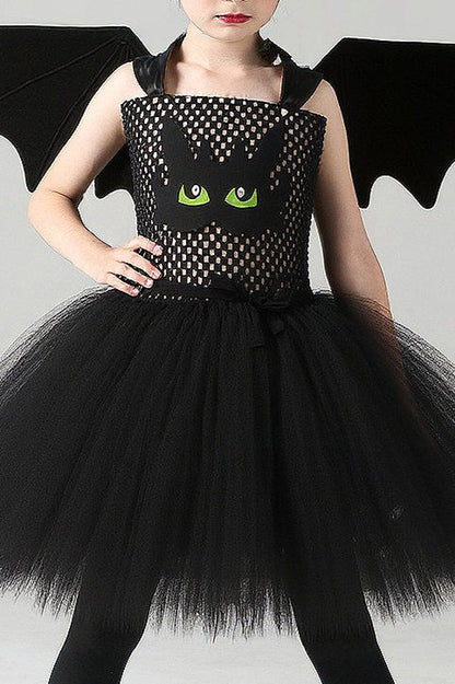 Night Dragon Dress Kid Halloween Costume