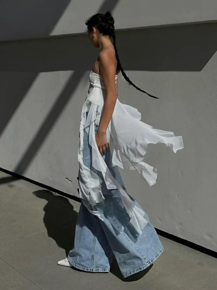 Solid Ruched Club Party Strapless