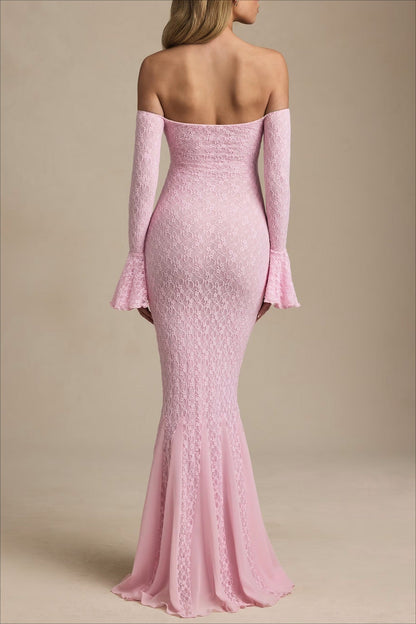 Sexy Bodycon Evening Lace Dress