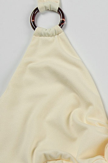 Halter Cut-Out Party Dress