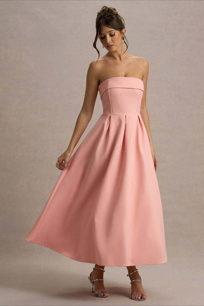 Bandage Strapless Party Dress