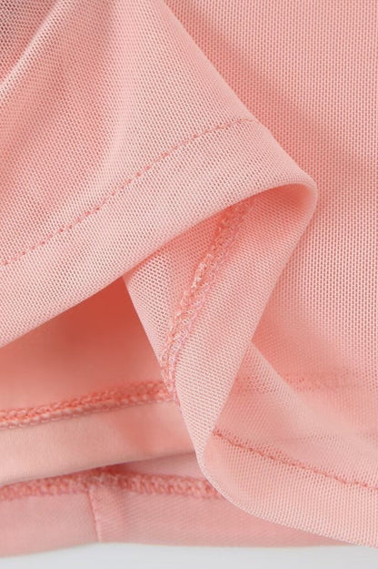 Elegant Mesh Color Block Lace Dress