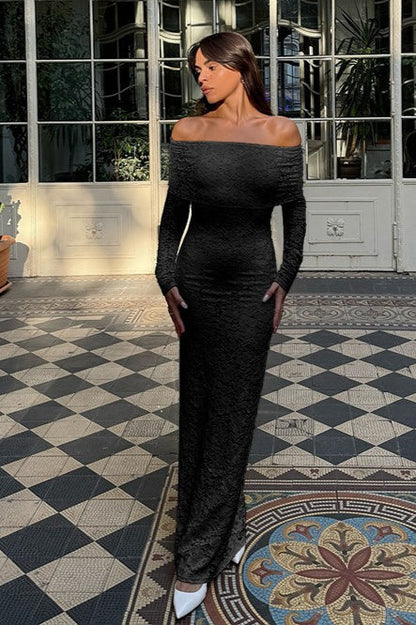 Sexy Off Shoulder Lace Dress