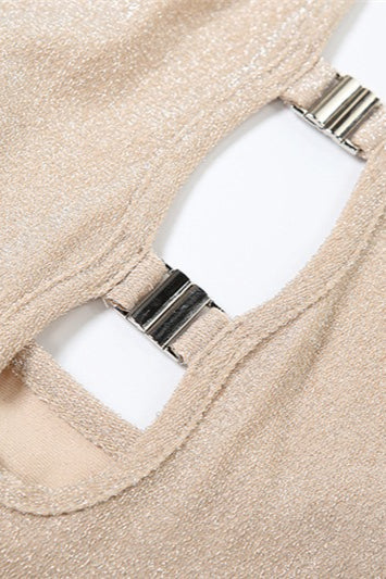 Elegant Halter Backless Party Dress