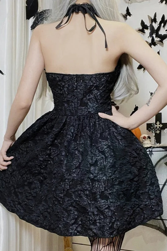 Halloween Gothic Spaghetti Strap Dress