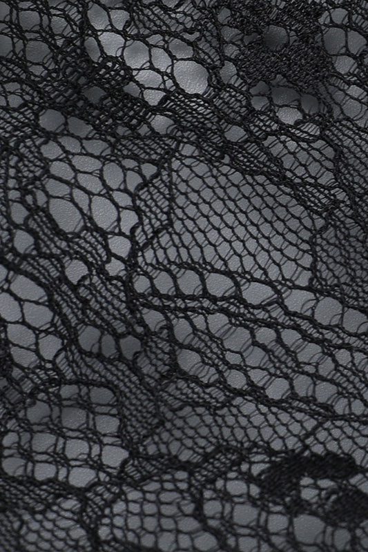 Sexy V Neck Backless Lace Dress