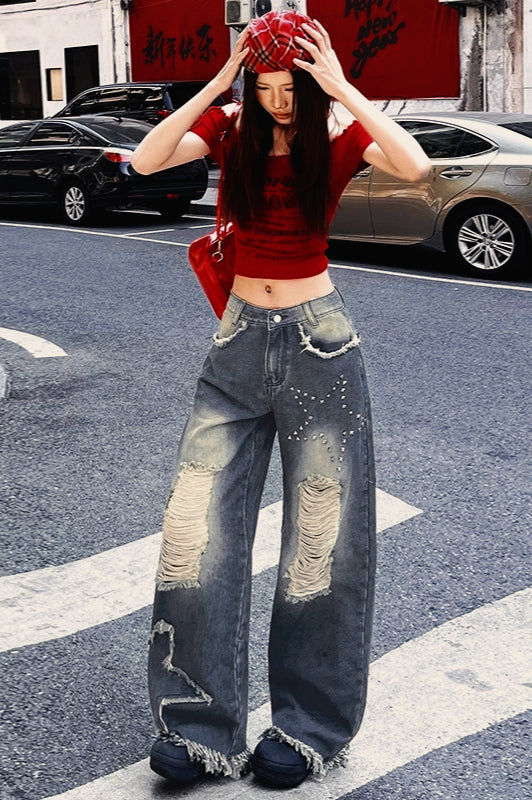 Vintage Harajuku Loose Jeans