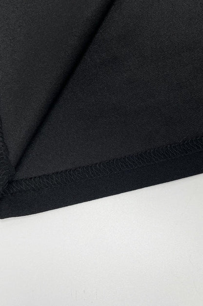 Slim Round Neck Work Dress