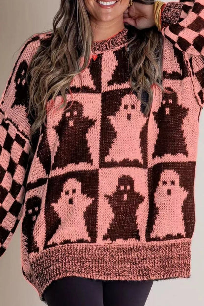 Halloween Loose Knit Sweater