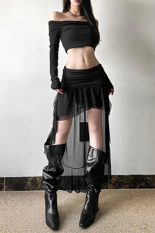 Halloween Goth Party Skirt