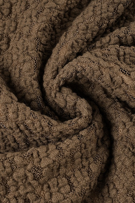 Hollow Out Off Shoulder Pleated Lace Dress