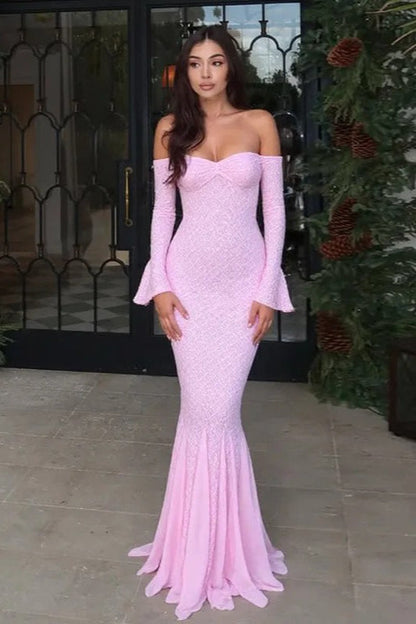 Sexy Bodycon Evening Lace Dress