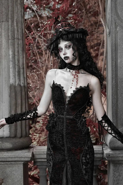Halloween Gothic Vampire Dress