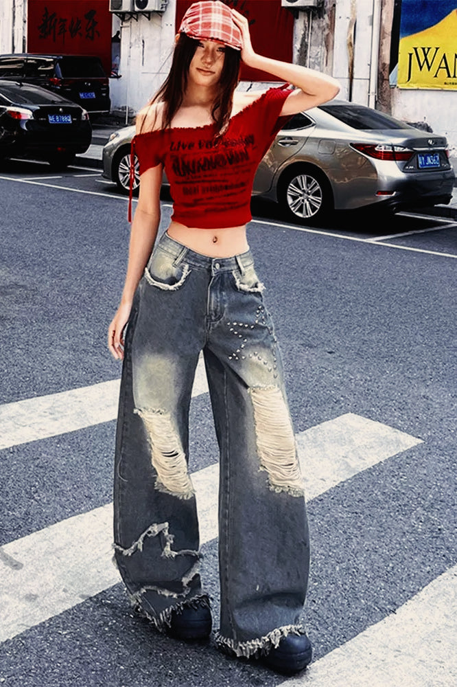 Vintage Harajuku Loose Jeans