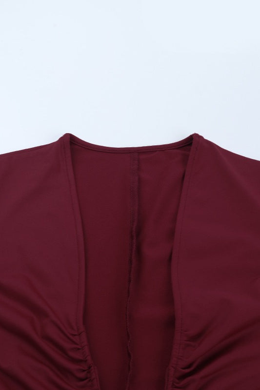 U-Neck Bodycon Party Dress