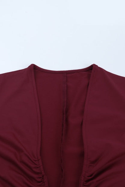 U-Neck Bodycon Party Dress