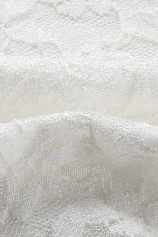 Sexy Halter Hollow Out Lace Dress