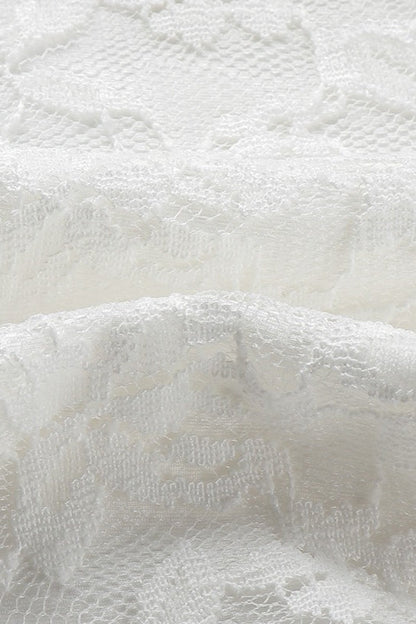 Sexy Halter Hollow Out Lace Dress