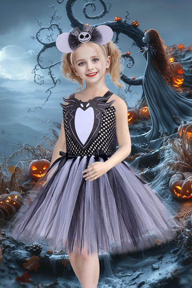 Gothic Jack Dress Kid Halloween Costume