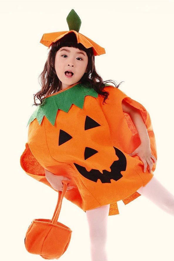 Pumpkin Cosplay Set Kid Halloween