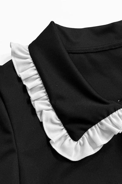 Sleeveless Fitted Waist Work Dress