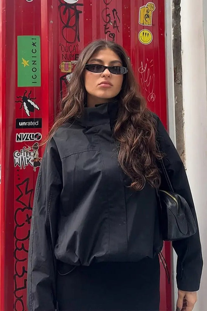 Fashion Stand Collar Jacket