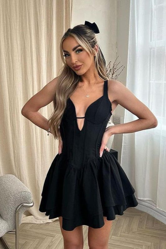 Puff Slip Party Dress