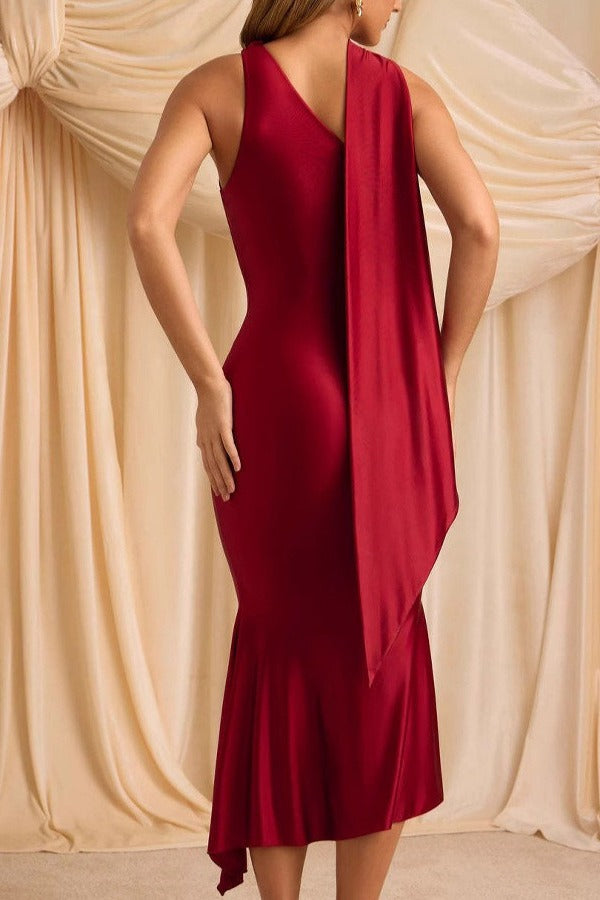 Sexy Elegant Backless Chic Cocktail Dress