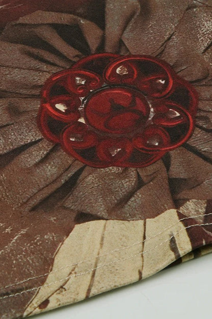 Y2K Floral Long Sleeve T-Shirt