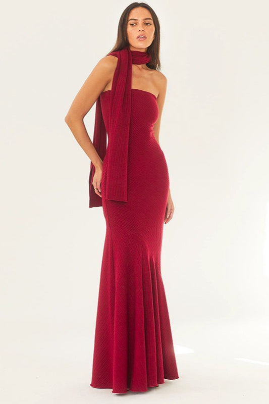 Strapless Mermaid Party Dress