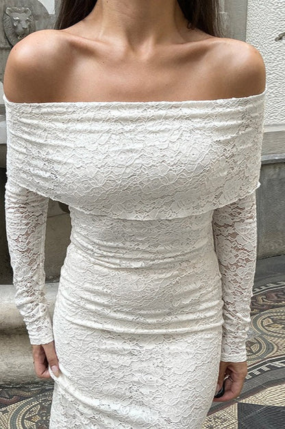 Sexy Off Shoulder Lace Dress