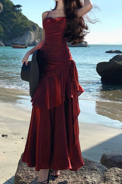 Longline Elegant Slip Dress