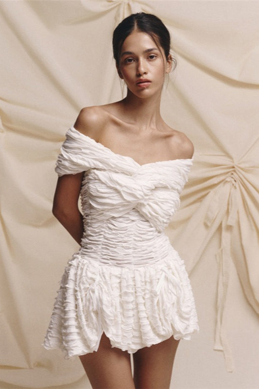 Flirty Off-Shoulder Party Dress