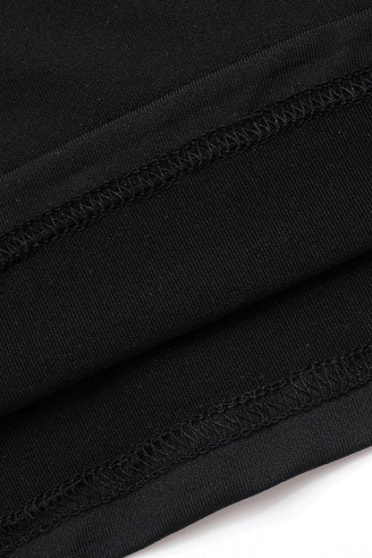 Polka Dot Backless Short Sleeve Crop Top