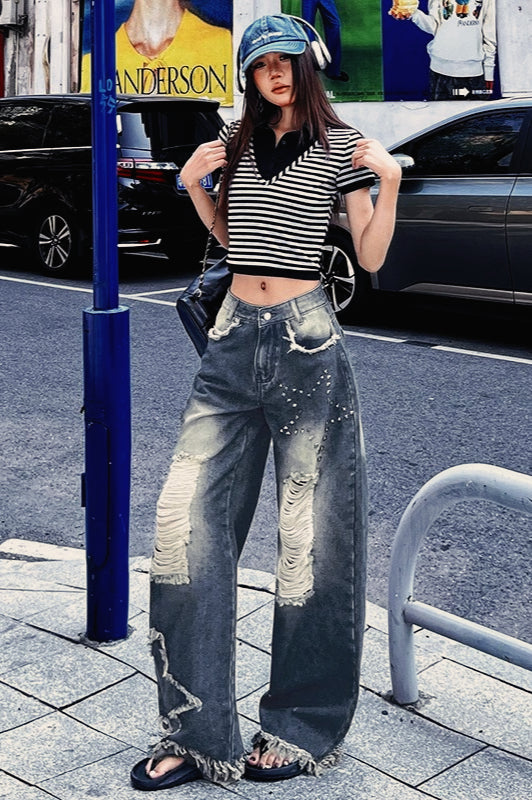 Vintage Harajuku Loose Jeans
