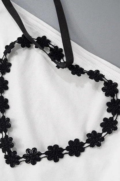 Heart Cutout Gothic T-Shirt