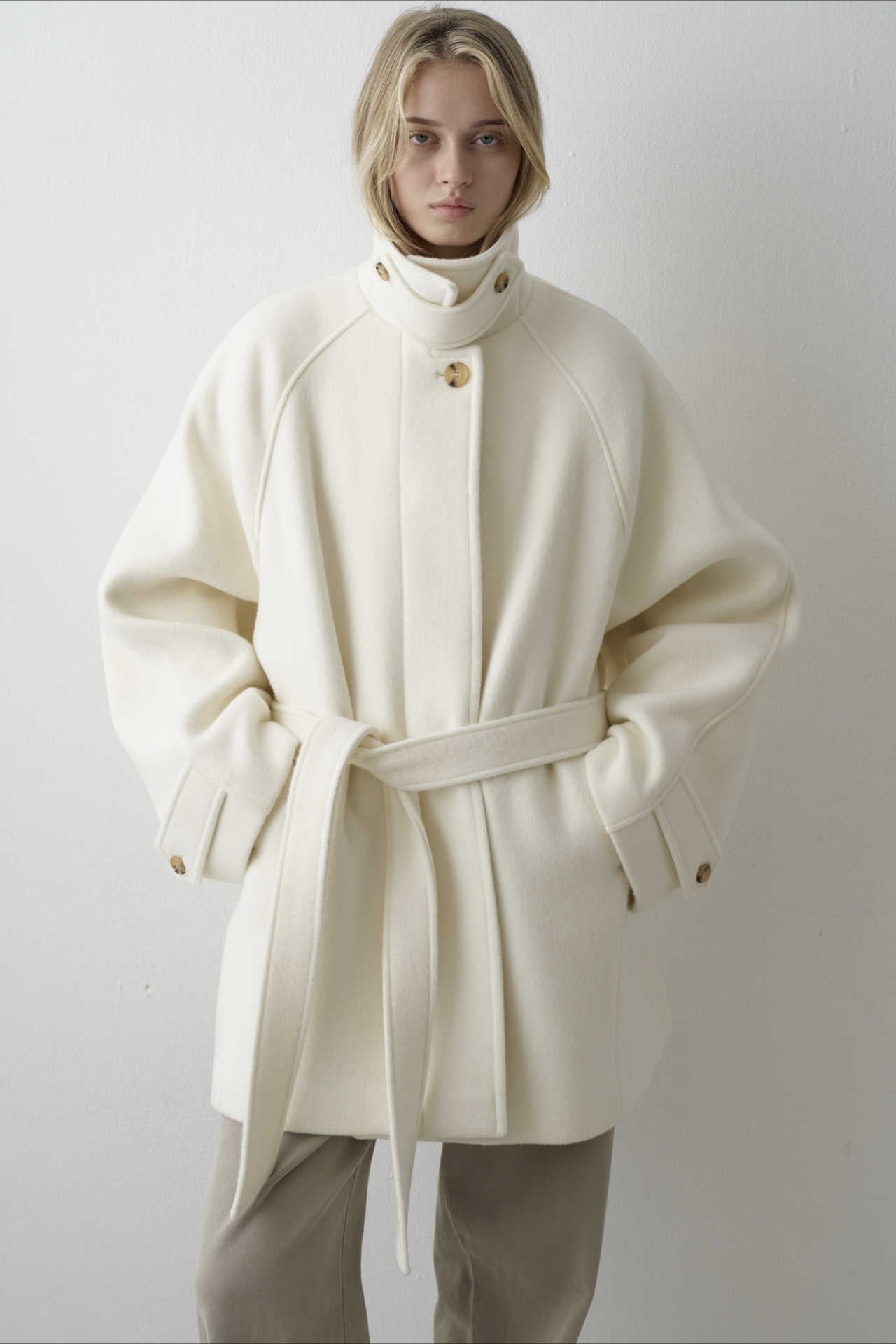 Belted Wool Longline Coat