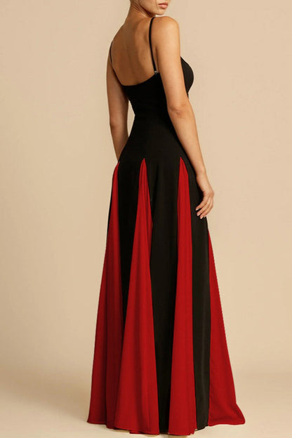 Elegant Panelled Slip Party Dress