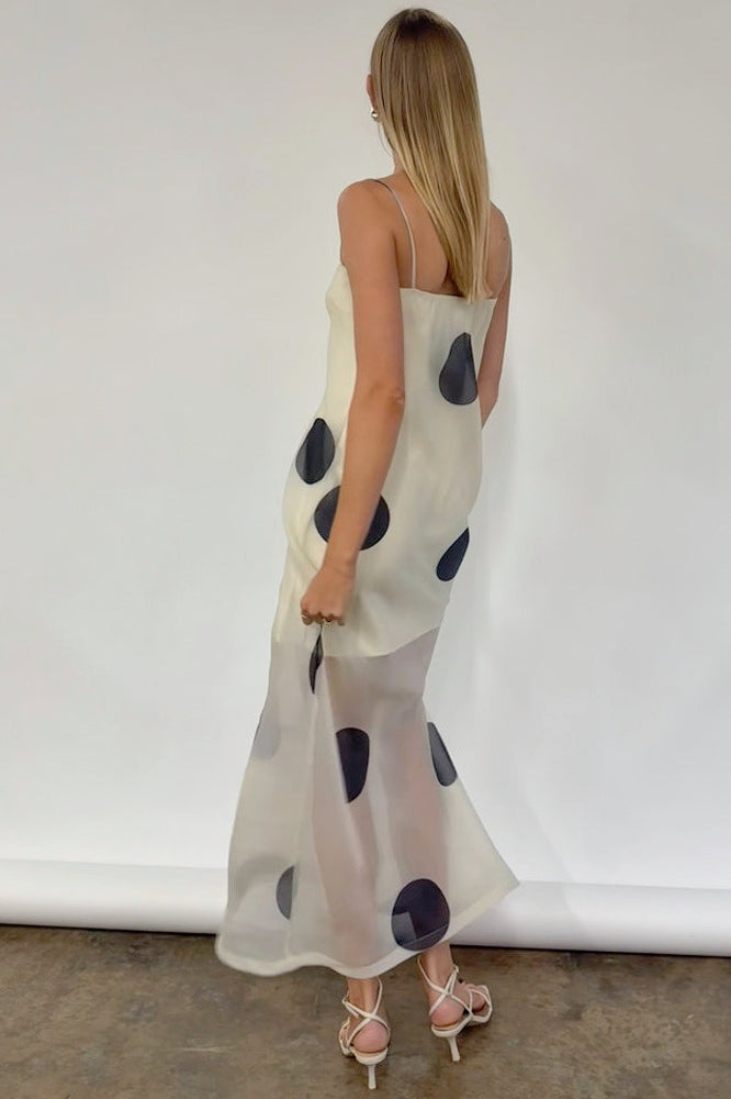 Bodycon Open Back Slip Dress