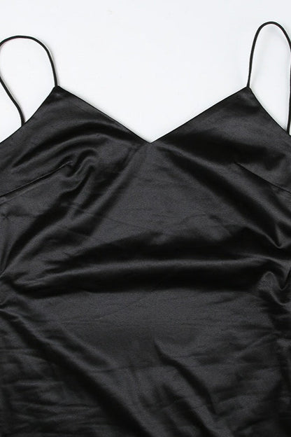 Slim-Fit Spaghetti Strap Party Dress