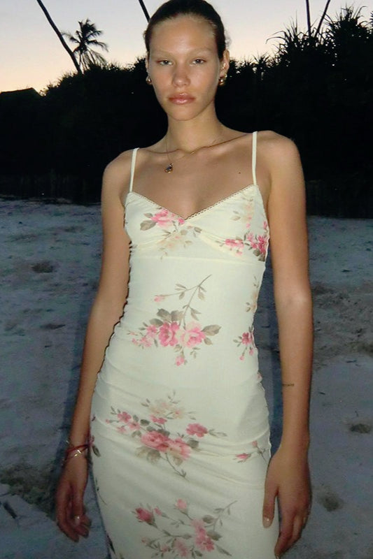 Bodycon Printed Slip Dress