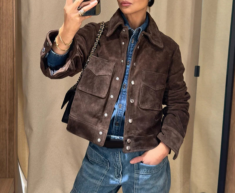 Retro Tassel Beaded Zipper Jacket