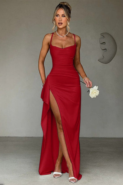 Bodycon Slit Maxi Party Dress