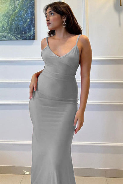 Flirty Backless Slip Dress