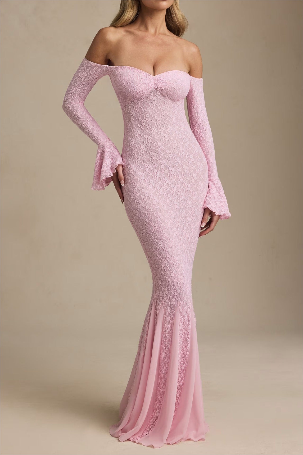 Sexy Bodycon Evening Lace Dress