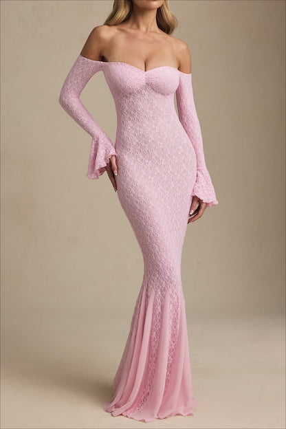 Sexy Bodycon Evening Lace Dress